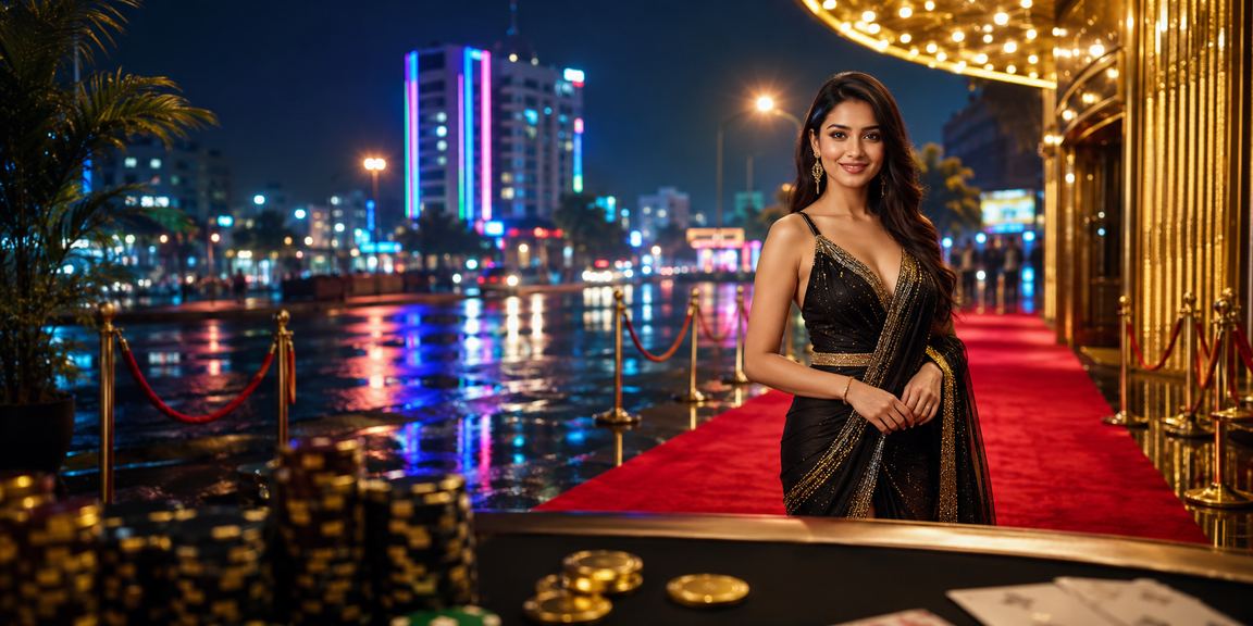 বগুড়ায় নিয়ন আলোয় পোকার গেম উপভোগ করছেন একজন খেলোয়াড়