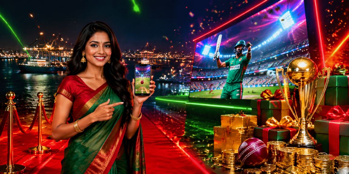 Cricket Betting in Chittagong with the Red and Green Flag